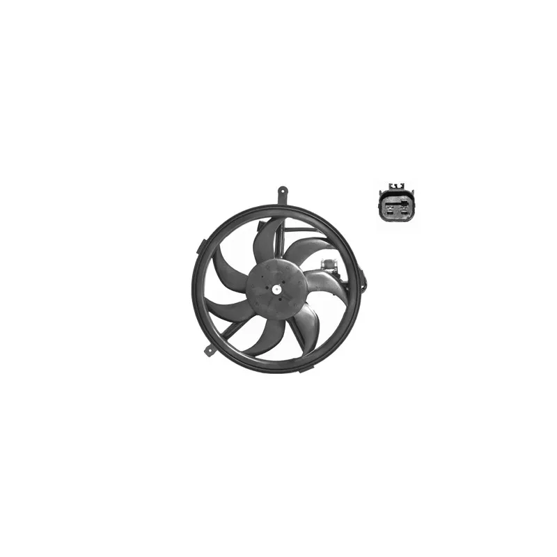 Ventilateur, refroidissement du moteur VAN WEZEL 0506747