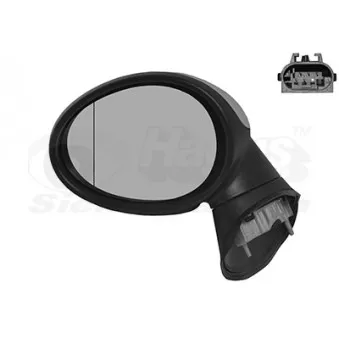 Rétroviseur extérieur VAN WEZEL 0515807