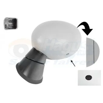 Rétroviseur extérieur VAN WEZEL 0522805