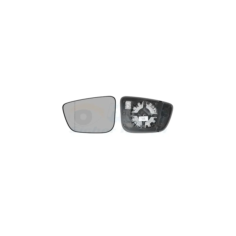 Verre de rétroviseur, rétroviseur extérieur VAN WEZEL 0550837U