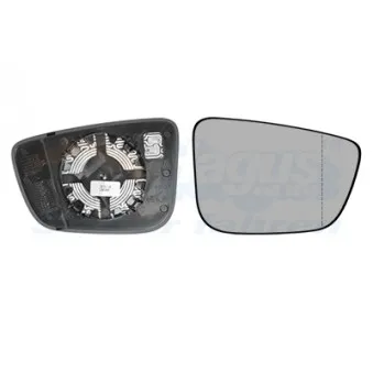 Verre de rétroviseur, rétroviseur extérieur VAN WEZEL 0550838