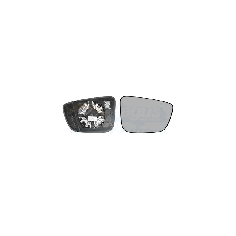 Verre de rétroviseur, rétroviseur extérieur VAN WEZEL 0550838
