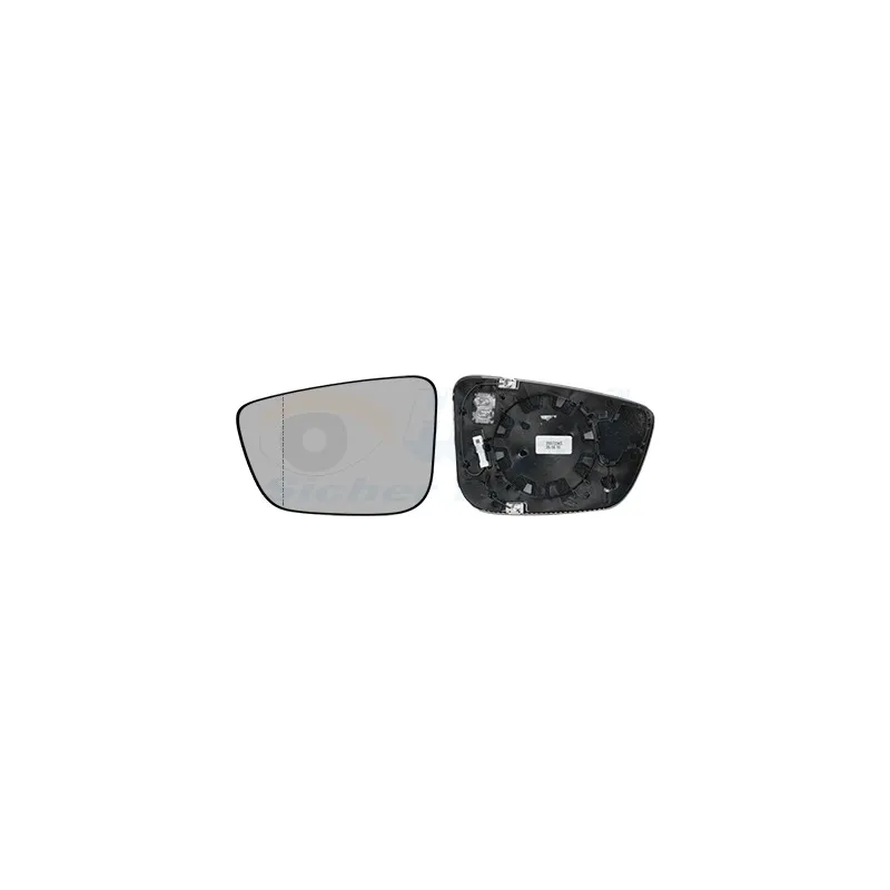 Verre de rétroviseur, rétroviseur extérieur VAN WEZEL 0550865U