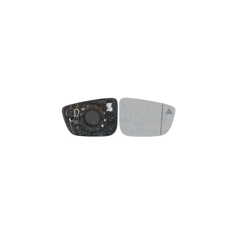 Verre de rétroviseur, rétroviseur extérieur VAN WEZEL 0593836