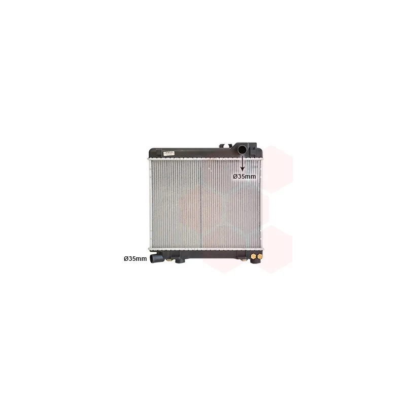 Radiateur, refroidissement du moteur VAN WEZEL 06002027