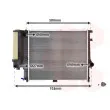 Radiateur, refroidissement du moteur VAN WEZEL 06002121 - Visuel 1