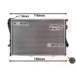 Radiateur, refroidissement du moteur VAN WEZEL 06002170 - Visuel 1