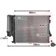 Radiateur, refroidissement du moteur VAN WEZEL 06002186 - Visuel 1