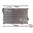 Radiateur, refroidissement du moteur VAN WEZEL 06002235 - Visuel 1