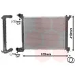 Radiateur, refroidissement du moteur VAN WEZEL 06002263 - Visuel 1