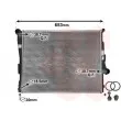 Radiateur, refroidissement du moteur VAN WEZEL 06002278 - Visuel 1