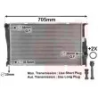 Radiateur, refroidissement du moteur VAN WEZEL 06002293 - Visuel 1