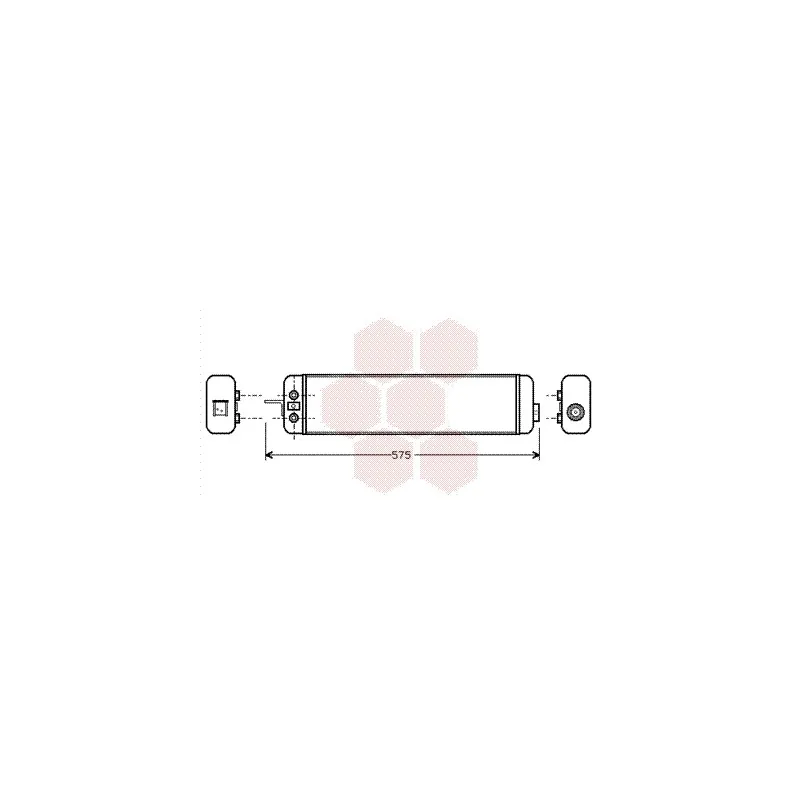 Radiateur d'huile VAN WEZEL 06003178