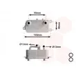 Radiateur d'huile de boîte automatique VAN WEZEL 06003396 - Visuel 1