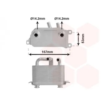 Radiateur d'huile de boîte automatique VAN WEZEL