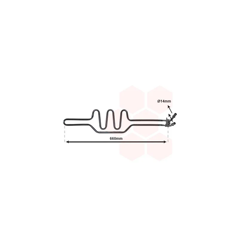 Radiateur d'huile, direction VAN WEZEL 06003469