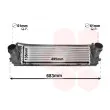 Intercooler, échangeur VAN WEZEL 06004466 - Visuel 1