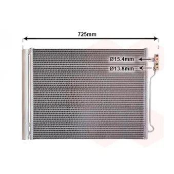 Condenseur, climatisation VAN WEZEL 06005435