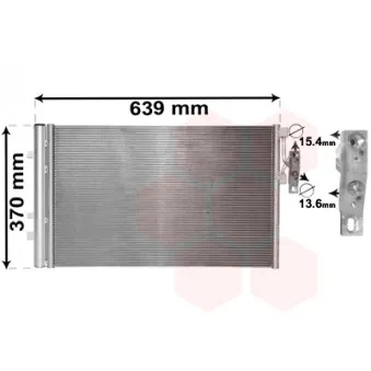 Condenseur, climatisation VAN WEZEL 06005479