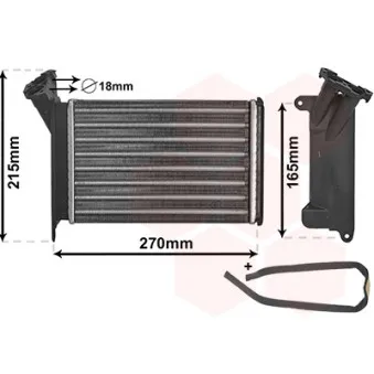 Système de chauffage VAN WEZEL 06006005