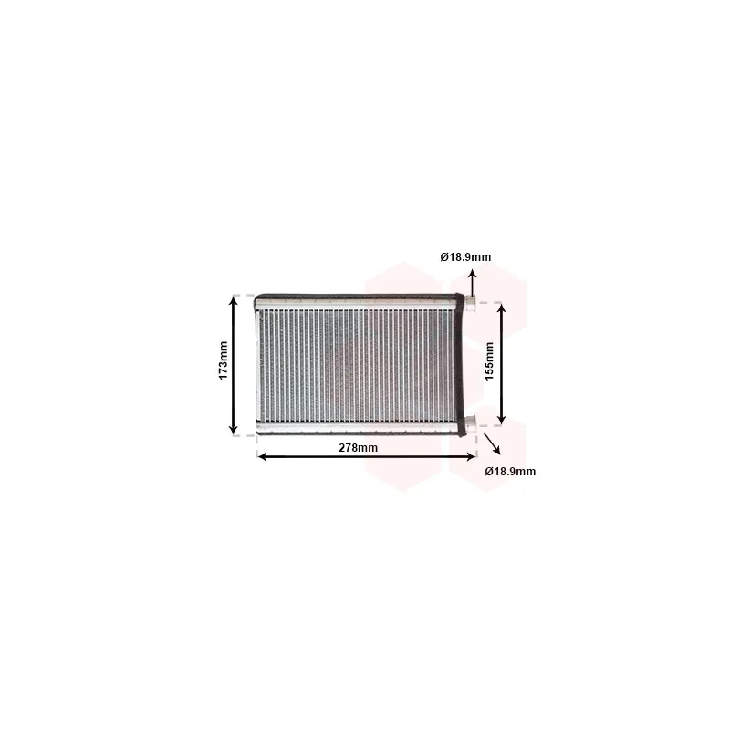 Système de chauffage VAN WEZEL 06006344