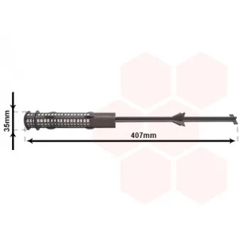 Filtre déshydratant, climatisation VAN WEZEL 0600D270