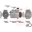 Compresseur, climatisation VAN WEZEL 0600K428 - Visuel 1