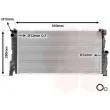 Radiateur, refroidissement du moteur VAN WEZEL 06012701 - Visuel 1