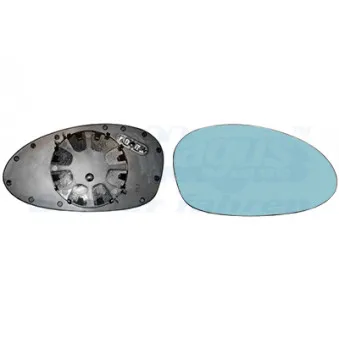 Verre de rétroviseur, rétroviseur extérieur VAN WEZEL 0627836
