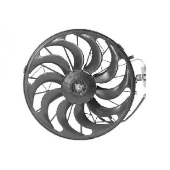 Ventilateur, condenseur de climatisation VAN WEZEL 0640752