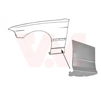 Aile avant gauche VAN WEZEL 0642155