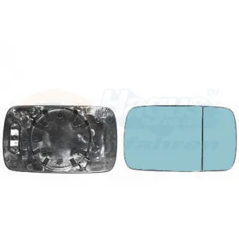 Verre de rétroviseur, rétroviseur extérieur VAN WEZEL 0646838