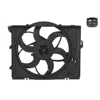 Ventilateur, refroidissement du moteur VAN WEZEL 0657746