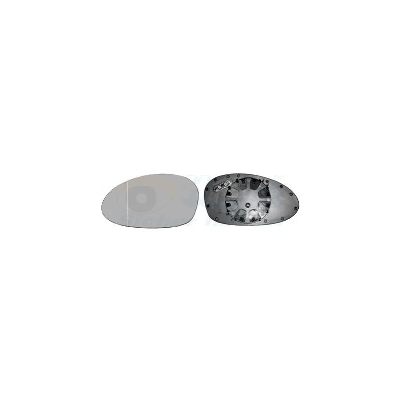 Verre de rétroviseur, rétroviseur extérieur VAN WEZEL 0657835
