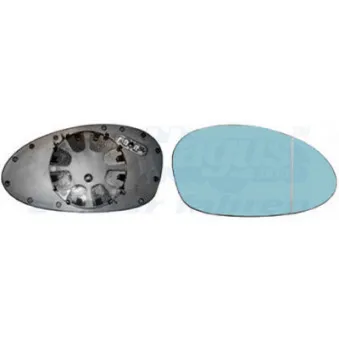 Verre de rétroviseur, rétroviseur extérieur VAN WEZEL 0657838U