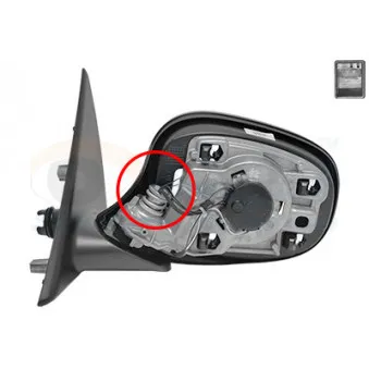 Rétroviseur extérieur VAN WEZEL 0667855U
