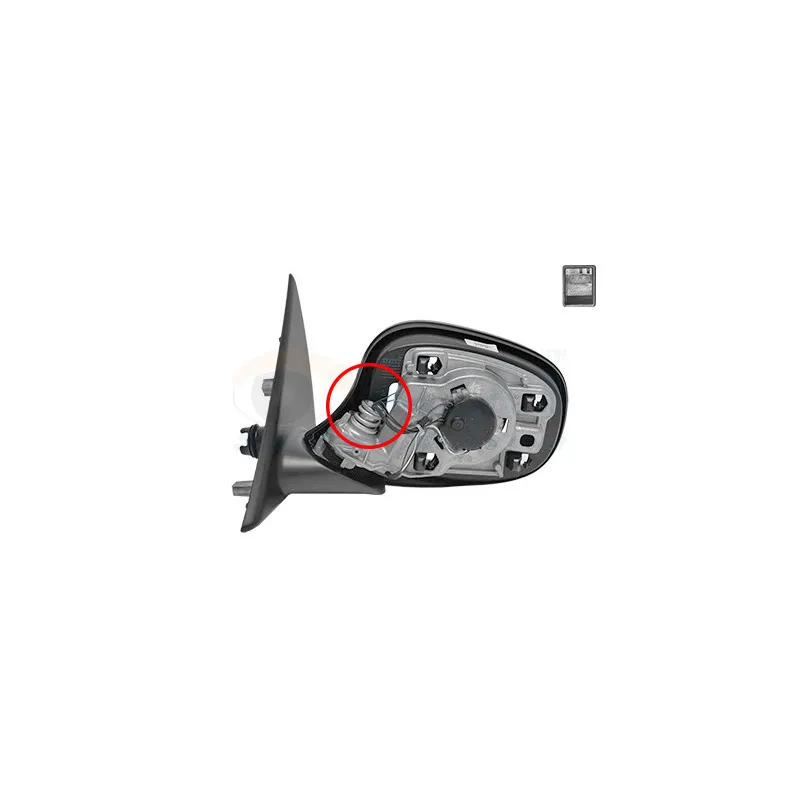 Rétroviseur extérieur VAN WEZEL 0667855U