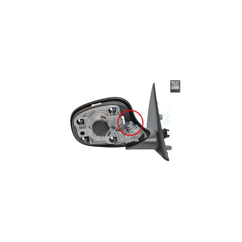 Rétroviseur extérieur VAN WEZEL 0667856U
