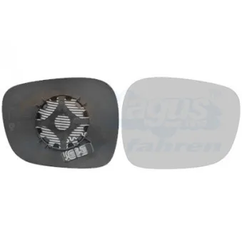 Verre de rétroviseur, rétroviseur extérieur VAN WEZEL 0678838U