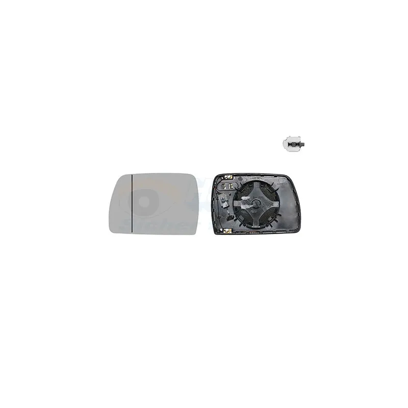 Verre de rétroviseur, rétroviseur extérieur VAN WEZEL 0680865U