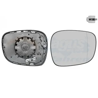 Verre de rétroviseur, rétroviseur extérieur VAN WEZEL 0681866U