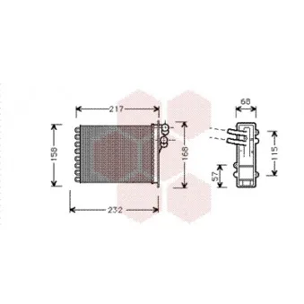 Système de chauffage VAN WEZEL 07006046