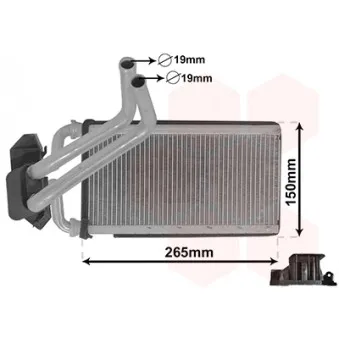 Système de chauffage VAN WEZEL 07006140