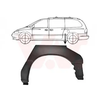 Panneau latéral arrière gauche VAN WEZEL