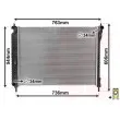 Radiateur, refroidissement du moteur VAN WEZEL 08002034 - Visuel 1
