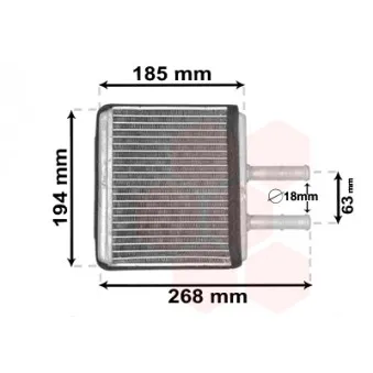 Système de chauffage VAN WEZEL 08006042