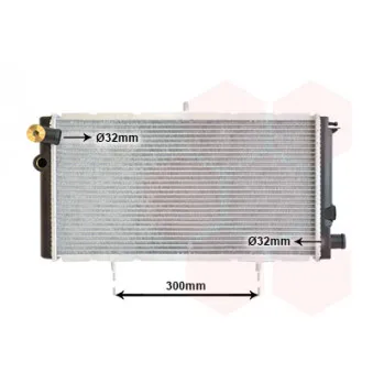 Radiateur, refroidissement du moteur VAN WEZEL 09002007