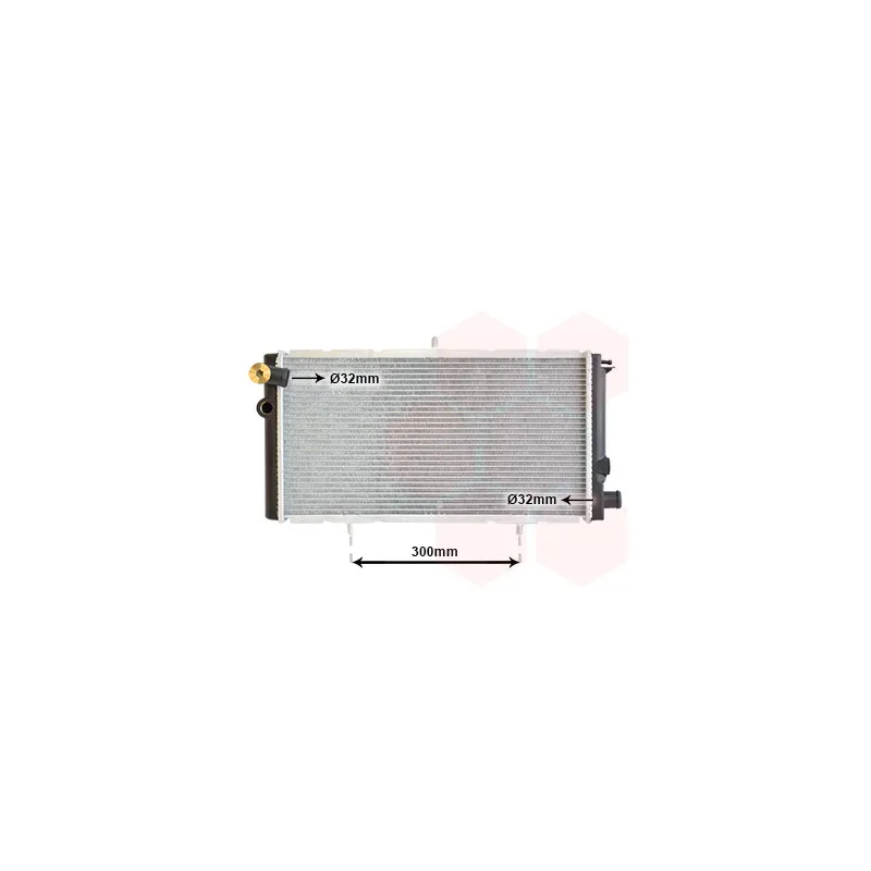 Radiateur, refroidissement du moteur VAN WEZEL 09002007
