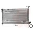 Radiateur, refroidissement du moteur VAN WEZEL 09002103 - Visuel 1