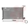 Radiateur, refroidissement du moteur VAN WEZEL 09002105 - Visuel 1